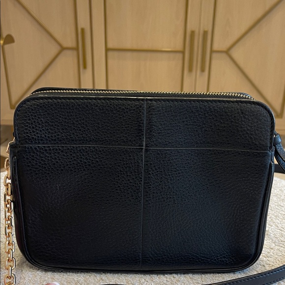 Tory Burch Black Pebbled Leather Crossbody - Picture 4 of 9